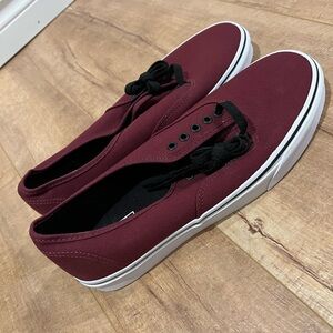 Vans Burgundy shoes